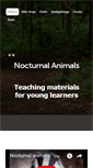 Mobile Screenshot of nocturnalanimals.englishforyounglearners.org